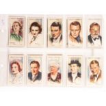 Cigarette Cards, Film Stars, Complete Sets, Players Film Stars 1st and 2nd series (50), Film