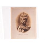 Tobacco silk ATC, Great War Leaders (Murad, 'G' size) type, King Peter of Serbia, (gd)