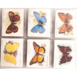 Cigarette Cards, Butterflies, a collection of 6 sets in album, namely Players, British