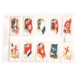 Cigarette Cards, Shipping, Complete Set, Ogden's Flags & Funnels of Steamship Lines (50)(vg)
