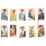 Cigarette Cards, Horseracing, Complete Sets, Gallaher's Horseracing, Famous Jockeys A Series (blue