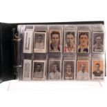 Cigarette cards A modern album containing an interesting collection of Football related cards, all