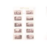 Cigarette Cards, Homes, Complete Set, Collins, Homes of England (25)(mauve front)(vg)
