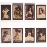 Cigarette cards Ogden's, Guinea Gold, a selection of hand coloured Actress cards from various series