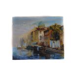 Oil on canvas, Venice by Nadezola Nesterova, signed and dated Lillu Zoo 2014 to bottom right, approx