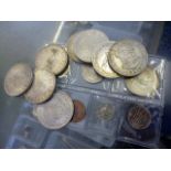 A small group of South African coins, to include eight 5 shillings, four 1948, one 1952, one 1953,
