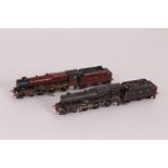 Kitbuilt 00 Gauge Locomotives and Tenders: LMS crimson livery Rebuilt Scot 4-6-0 No 6104 ‘Scottish