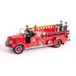 Franklin Mint Fire Engines (2), National Fire Service lorry and bowser, Bomb Disposal Willys Jeep,