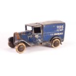 A Pre-War Dinky Toys 28b 1st Type ‘Pickford’s’ Delivery Van, diecast hubs, white tyres, circa June