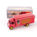 A Dinky Supertoys 919 ‘Golden Shred’ Guy Van, red 2nd type cab and body, yellow grooved hubs, ‘