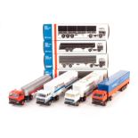 Lion Car DAF Trucks, Nr.62 Tanker, Nr.59 Eurotrailer (2), DAF Trailer and Koeltrransport liveries,