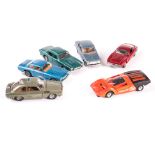 Politoys, No.537 Alfa Romeo 2600 Police, No.501 Maserati 3500 GT, No.541 Maserati 4 Door, No.523