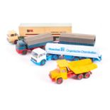 Wiking Plastic 1/87 Commer­cials, including MAN Shell Petrol Tanker, ESSO Super Tank Wagon,