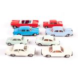 Norev Plastic Car Group, including Lancia Flaminia, DAF, Mercedes SSK, DKW Junior, BMW 700LS,