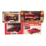 Burago & Polistil, including Burago 1/24 Ferrari 512 BB, Land Rover Aziza, Mercedes 450 SEL,