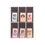 ANNOUNCE, ONLY 88 KNOWN EXAMPLES - COMPLETE SET
Tobacco silks, ATC, Actresses (light print), 88