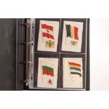 Tobacco silks, ATC, National Flags & Arms, a modern album containing a collection of 190+ silks,