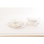 An extensive Royal Albert 'Brigadon' pattern dinner service, comprising soup bowls, cups and