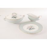 A Royal Worcester 'Woodland' dinner service, to include graduated plates, gravy boat and dish, two