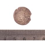 An Edward II penny, 1307-1327, with London Mint, chip to rim and cracked