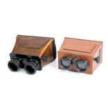 A Unis-France Stereoscopic Viewer, with rack focusing, 6x13cm, body, G, optics, VG, together with an