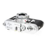 A Leica M3 Rangefinder Camera, 1959, type III, serial no. 974843, with Leitz Elmar f/2.8 50mm