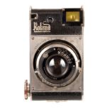 A Roland Camera, serial no. W198, with Dr. P Rudolph Kleinbild-Plasmat f/2.7 70mm lens, serial no.