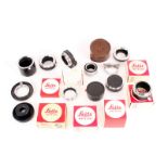 Various Leica Adapters: quantity of various Leica adapters including, 22233, 16469, 16466, 14127,
