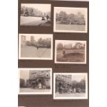 Barlee family amateur snapshot album 1900-1933, including French chateau, new De Dion Bouton 8HP