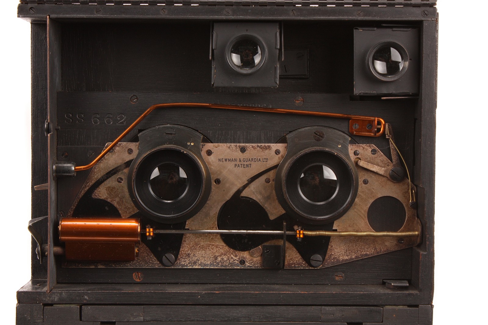 A Newman & Guardia Special Stereoscopic Stereo Detective Camera, 10x15cm, serial no. SS662, with - Image 4 of 5