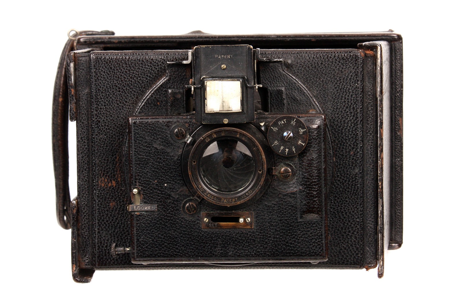An Adams & Co. Idento Folding Strut Camera, serial no. 4109, 3¼x4½, with Ross Zeiss f/6.3 lens, - Image 2 of 2