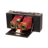 A Kodak Eastman Stereo Brownie No.2 Camera, 6x8cm, serial no. 434H, body, VG, lenses, G-VG,