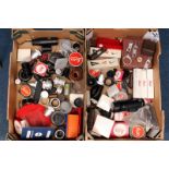 Various Leica Accessories: large quantity of various Leica accessories including goggles, straps,