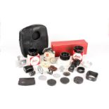 Various Leica Accessories: quantity of various Leica accessories including, finders, hoods, adapters