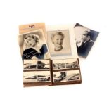 Various silver prints: film stars and celebrities, 1920s-1960s, including Mary Pickford, Bing Crosby