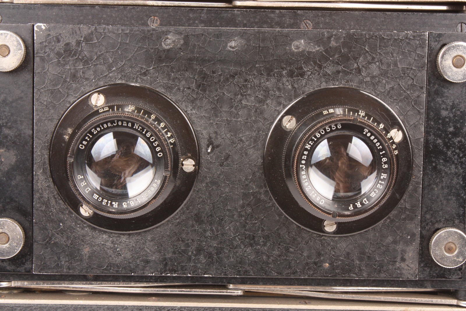 A Klopcic Stereo Camera, 6x13cm, with Carl Zeiss Jena Tessar f/6.3 120mm lenses, serial nos. - Image 2 of 2