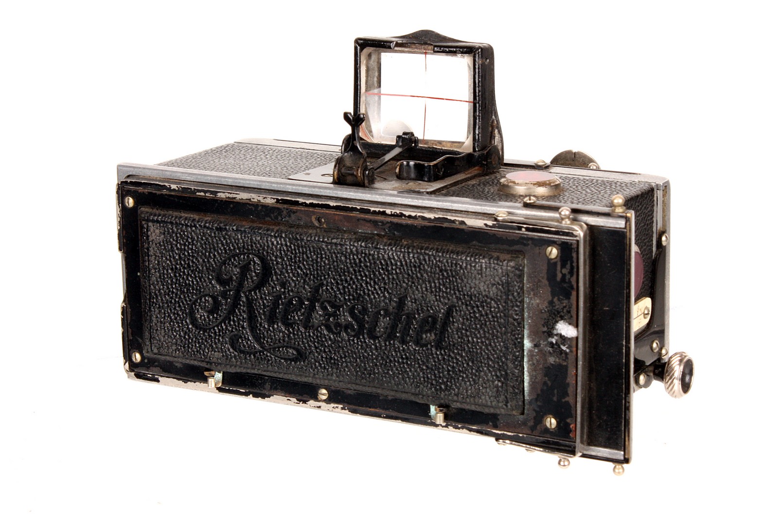 A Rietzschel Kosmo Clack Stereo Camera, 44x107mm, with Rietzschel Linear Anastigmat A000 f/4.5 - Image 2 of 2