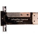 A Leica Rahmensucher Universal Sports Finder, black, in maker’s box; engraved to base ‘Luftwaffen-