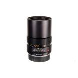 A Leitz Elmarit-R f/2.8 135mm Lens, black, serial no. 2810647, body, G-VG, elements, VG, some