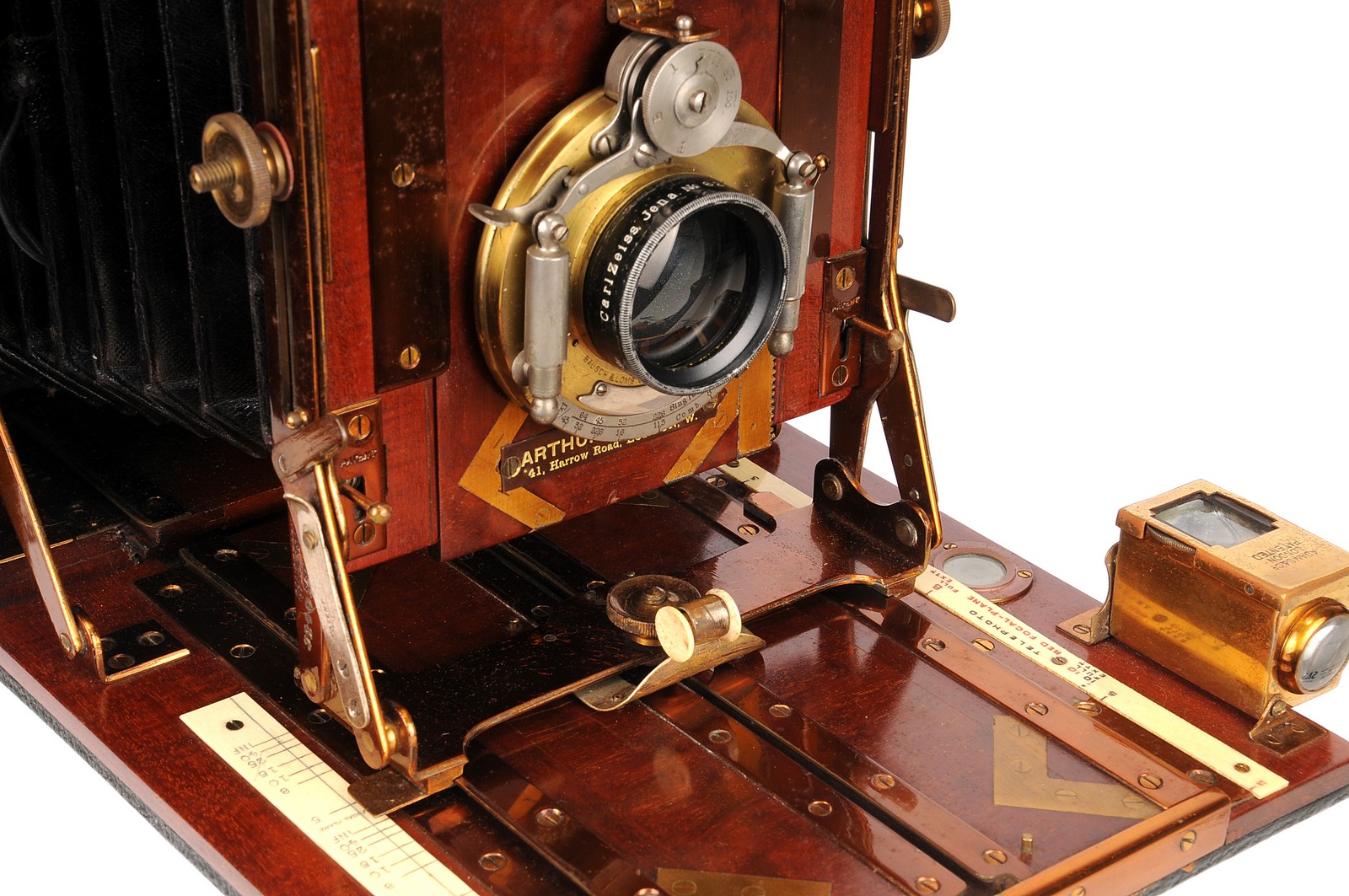 A Sanderson De Luxe Camera, with C. P. Goerz roller-blind shutter, 4½x6¼, with Carl Zeiss Jena - Image 2 of 3