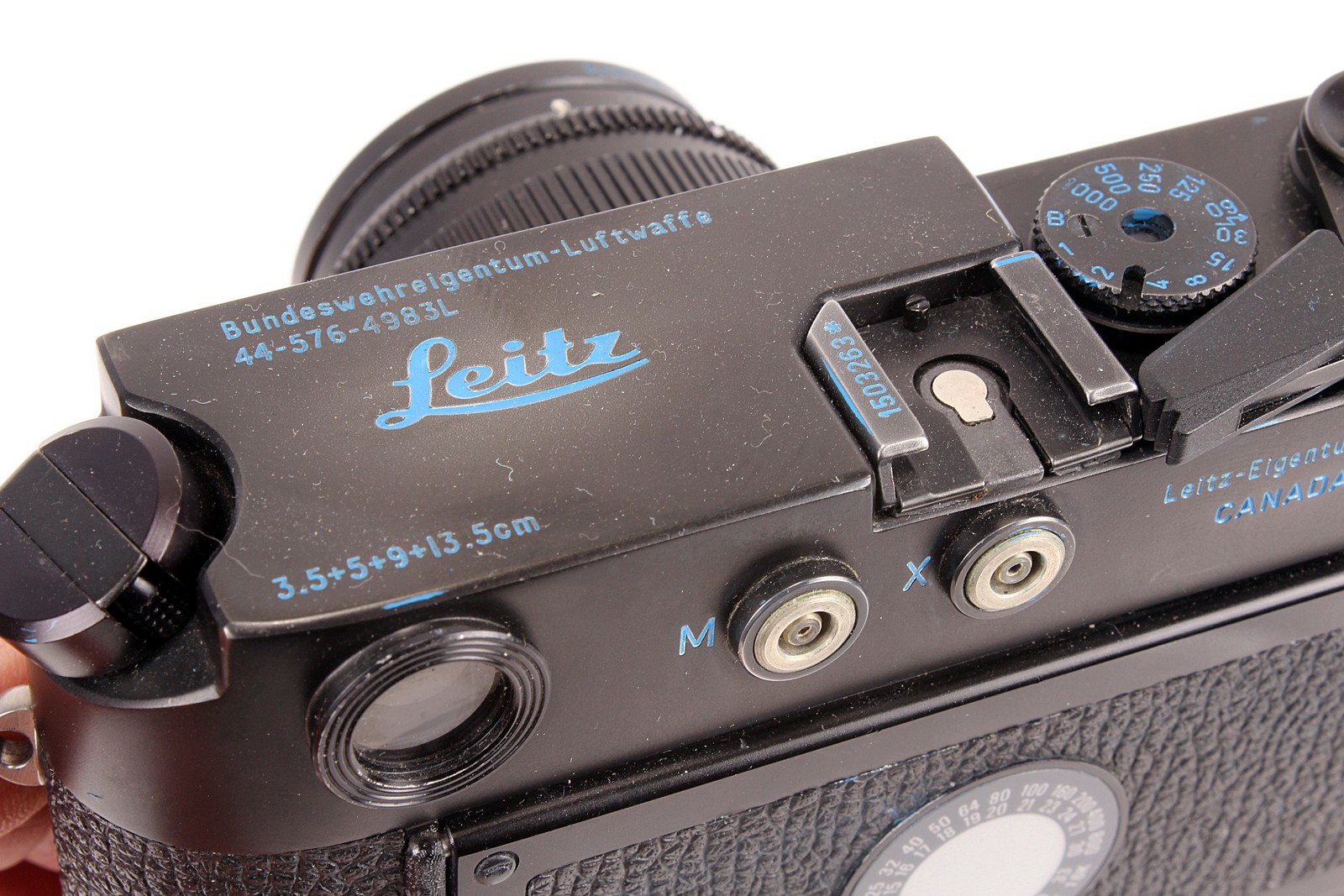 A Leica M4-2 Rangefinder Camera, black, serial no. 1503263, with Leitz Summilux f/1.4 50mm lens,