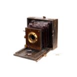 A Mayfield, Cobb & Co. Hand Camera, 3¼x3¼, composition body, with integrated shutter, body, G,