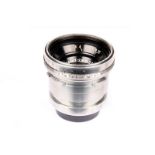 A Carl Zeiss Jena Biogon f/2.8 35mm Lens, Contaflex mount, chrome, serial no. 799231, body, G,