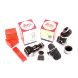Leica Visoflex Accessories: quantity of various Leica Visoflex accessories including, Visoflex