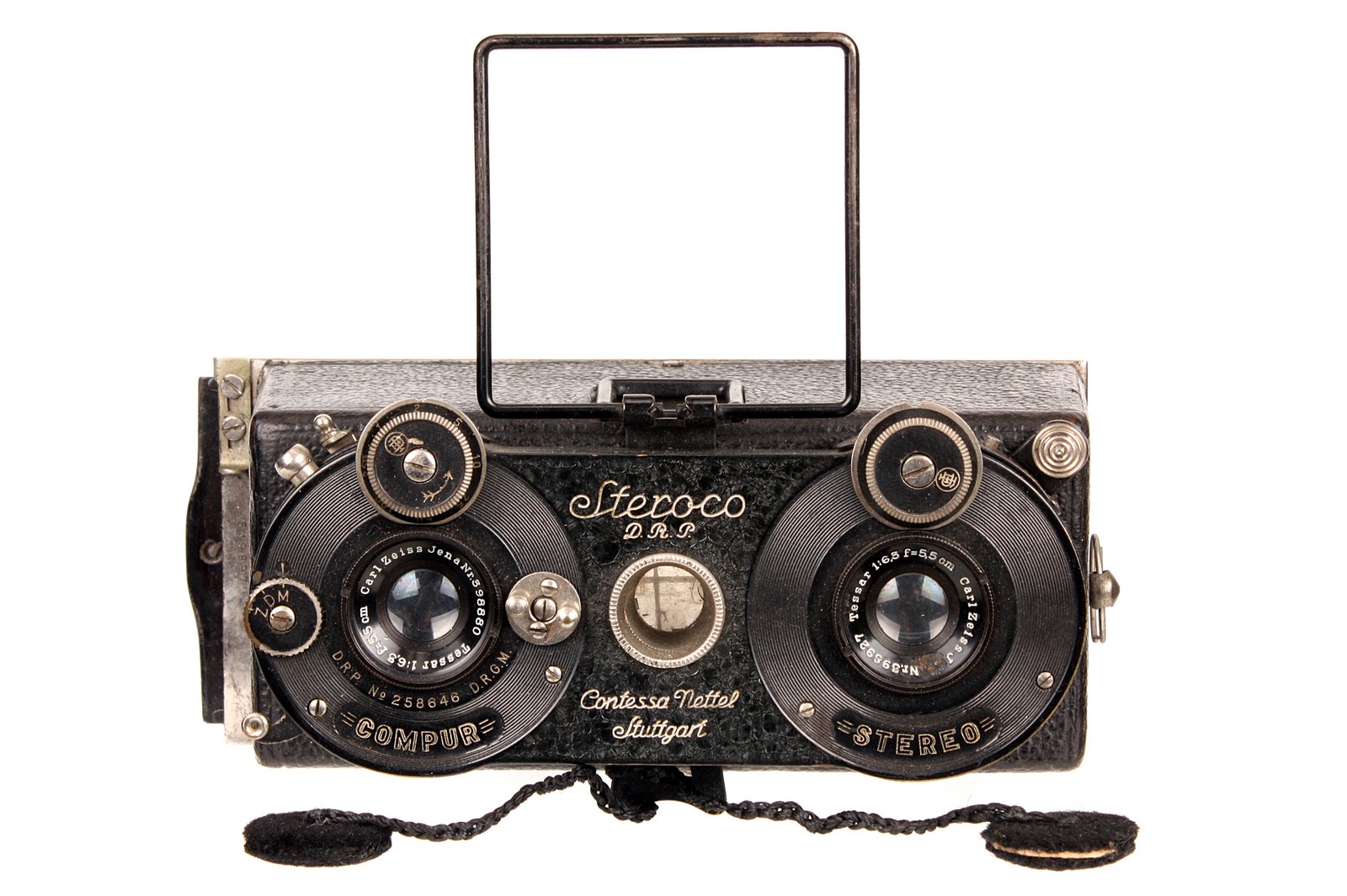 A Contessa-Nettel Steroco Model III Stereo Camera, 45x107mm, with Carl Zeiss Jena Tessar f/6.3 - Image 2 of 2