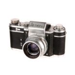 A Rectaflex 1000 ‘Standard’ SLR Camera, chrome, serial no. B16219, with Schneider Xenon f/2 50mm