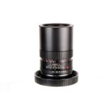 A Leitz Elmarit-R f/2.8 135mm Lens, black, serial no. 2139171, body, VG, elements, G, some