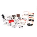Various Leica Light Meters: quantity of various Leica light meters including, Meter MR, Meter M,