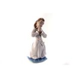 A Lladro figure entitled 'Communion Prayer, Girl', number 6089