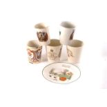 A collection of Victorian and later Commemorative ceramics, including Royal Doulton, Gray & Sons